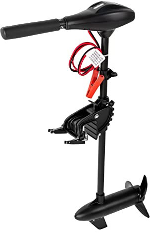 Elektromotor Boot, Außenborder, 40LBS Schubkraft Bootsmotor 12V Elektro Außenborder Winkel 90Ḟ kippbar 5 Vorwärtsgänge, 3 Rückwärtsgänge Außenbordmotor Bootsmotor für Schlauchboote, Gummiboote