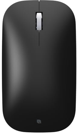 Incase Modern Mobile Mouse – Designed by Microsoft – Lightweight, Precision Navigation, Right/Left Hand Use, Scroll Wheel, BlueTrack Technology, Wireless Bluetooth for Mac/Windows/8/10/11 (Black)