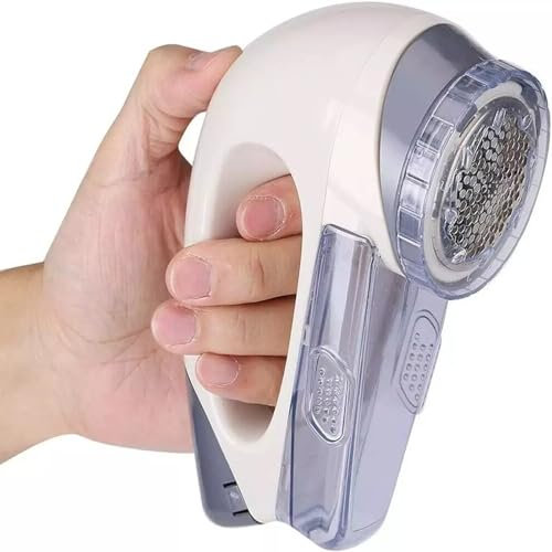 MMWZ Electric Lint Remover Bobble Fabric Shaver Clothes Debobbler Machine Battery Operated Portable Travel Home Professional Cloth Blanket Gloves Cushions Car Seat Sofa Lint Fuzz Piling Rotary Blade