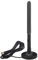 Kaunosta Dual Band WiFi Antenne 2.4GHz 5.8GHz High Gain 10dBi SMA Stecker Antenne Magnetische Basis mit 3m Verlängerungskabel für PC Desktop PCI PCI-E Karte WiFi Router Sicherheitskamera