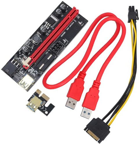 Holibanna Adaptateur Gpu Externe Pcie pour Ordinateur Portable Carte Graphique Riser à Amélioration des Performances Jeu