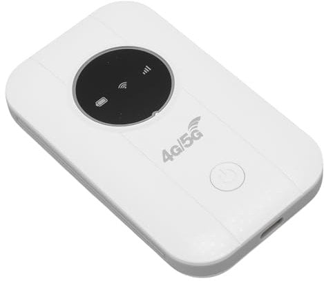 Punto de Acceso WiFi Portátil, Enrutador Móvil 4G 5G 300Mbps con Ranura de Tarjeta SIM, para Viajar Admite 10 Dispositivos USB C Potencia