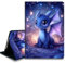 Bxgolkgd Funda para tablet Amazon Kindle Fire HD 8/HD 8 Plus (12ª/10ª, versión 2024/2022/2020), funda de soporte a prueba de golpes con disipación de calor, función de encendido y apagado automático