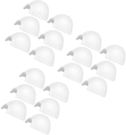 BESTonZON 18 Stück Kleines Iglu Teiliges Realistisches Iglu Modell für Kreative Dekoration für Schlafzimmer Wohnzimmer und Terrarien Miniaturfiguren für Mikrolandschaften und Sammlungen