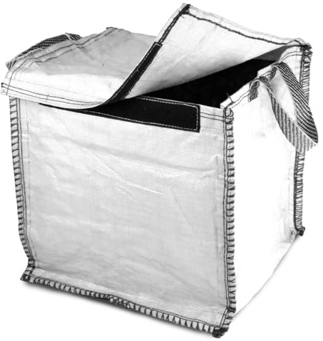 Kerbside Recycling Bag - WHITE 90 Litre - Council Bag with Weight Pad - for Plastic Cans Paper Cardboard Tins Jars