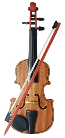 Galpada Kinder Violine Spielzeug Holz Realistisches Musikinstrument Modell FüR Musikalische FrüHerziehung Ab 2 Jahren Mit Geigenstab FüR Zuhause Und Kindergarten