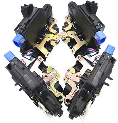 HZTWFC 4 Stück Türschlossantrieb Vorne Rechts Vorne links OEM # 3B1837015AQ 3B1837016BC 3B4839016AG 3B4839015AG für VW POLO 9N T5 TRANSPORTER CARAVELLE MULTIVAN