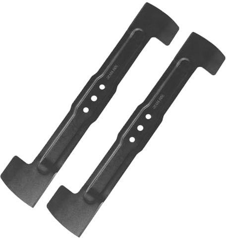 SPARES2GO Metal Blade for Qualcast Power Trak 400 4000 Lawnmower (40cm, Pack of 2)