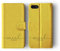 Tirita Personalised Leather Flip Wallet Phone Case with Card Holder Compatible with iPhone 11 - Sassy Girl [12 - Handwritten Name on Yellow]