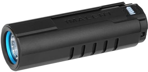 IMALENT LD70 MINI Torcia led ricaricabili 4000 lumen EDC torcia tattica IPX8 Impermeabile 5 Modalità Torcia led potente professionale Per campeggio escursionismo (Nero)