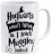OM3® Hogwarts wasn't hiring so I teach muggles instead Kaffee-Tasse | Keramik Becher | 11oz 325ml | Beidseitig Bedruckt | Weiss