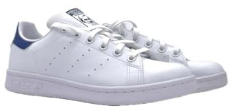 adidas Stan Smith J Sneaker, FTWR White FTWR White Dark Blue, 39 1/3 EU
