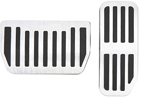 Bremspedal-Set, Fußpedal-Set für Bremspedal, Rutschfeste Aluminiumlegierung, Ersatz für F E I PACE XE XF