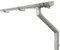 INEFA Dachrinnen Set Gartenhaus, Carport, Terrasse, NW100 / 100mm halbrund 8m Grau 1 Dachseite, Regenrinne PVC für Pultdach, Made in Germany
