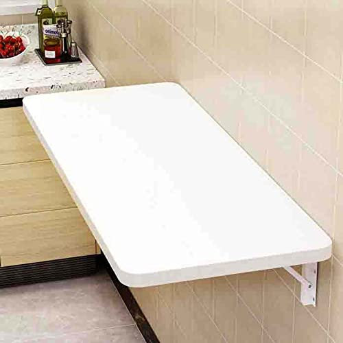WAING Schwebender Klapptisch zur Wandmontage, Drop-Leaf-Tisch für Waschküche, Küche, Kleiner Raum(Size:40x60CM)