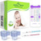 Easy@Home 40 Test Ovulazione + 10 Test Gravidanza + 50 Tazze, Altamente Preciso, Monitoraggio Attendibile del Ciclo e del Periodo Fertile, Alimentata da gratuita Italiana APP Premom