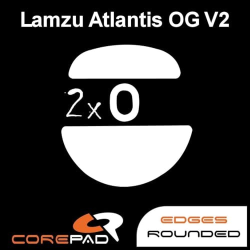 Corepad Skatez PRO 267 Ersatz Mausfüße kompatibel mit Lamzu Atlantis Superlight OG V2