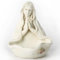 BC katholische Jungfrau Maria Statue, gesegnete Mutter, Tisch-Rosenkranz, Schmuckhalter, religiöses Geschenk für Mon, katholische Heimdekoration, 14 cm hoch, klassische Renaissance-Skulptur,