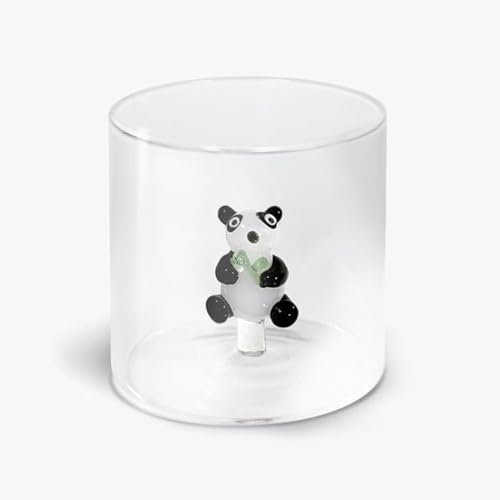 WD Lifestyle Verre borosilicate 250 ml avec décoration (panda)