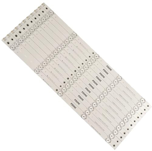 LUNCHS Bande LED 33 pièces (3 TV), Compatible for Hisense TV 50 Pouces SVH500A24 HD500DF-B53 HD500DF-B54 RSAG7.820.6660 50H5GB 50H5C 50H4C 50H4CA 5LED (Color : 33PCS(3TV))
