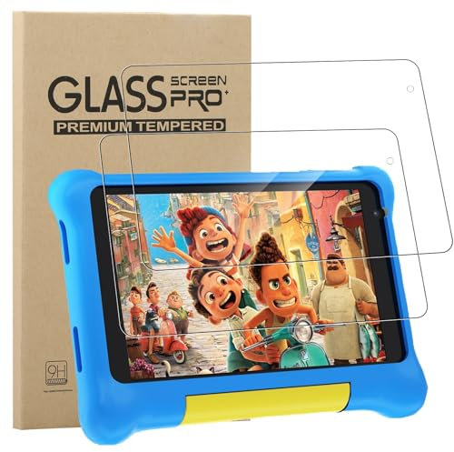 MEMELOKA Vetro Temperato per HiGrace Tablet Bambini 7 Pollici, 2 Pezzi Durezza 9H Antigraffio HD [Anti-Impronta][Senza Bolle] Pellicola Protettiva per HiGrace Tablet Bambini 7 Pollici