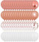 Metallic Rose Gold Balloons - 60pcs Rose Gold & White, 12in Confetti for Party