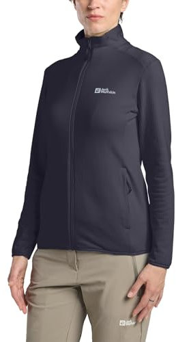 Jack Wolfskin Damen Kolbenberg Fz W Fleece-Jacke, Graphite, XS EU