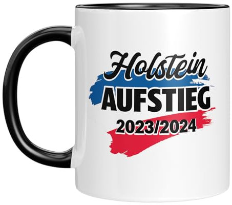 Kiel Tasse - Aufstieg 2024 - Fanartikel - Aufsteiger (Schwarz)