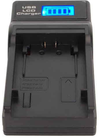 USB Camera Battery Charger, Camcorder Battery Charger 5V Universal Power Display for XR260E for VG30 for AX40