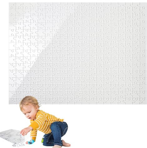 Clear Impossible Jigsaw Puzzle,Transparent Puzzle - 200 Piece Acrylic Jigsaw Puzzles | Impossible Brain Teaser Puzzle Clear Hard Jigsaw for Women and Men