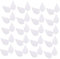SEWACC 30St Engelsflügel selber Machen Kuchen verzieren Kuchendeckel für Babys Mini-Zylinder Kinder dekor diehüte Party Decoration weihnachtsflügelverzierung Mini-Engelsflügel Stoff Weiß