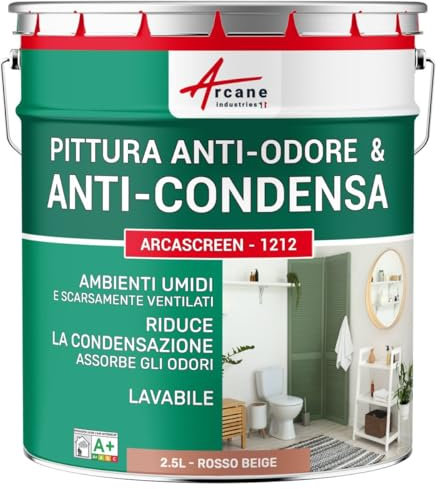 Peinture anti condensation, anti odeur, moisissure - 2.5 L Rouge beige - RAL 3012 - ARCANE INDUSTRIES