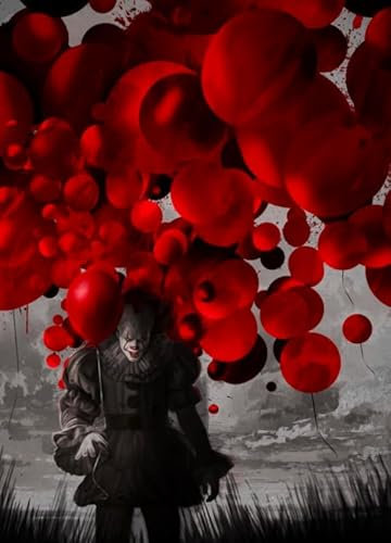CYQFEZ Jigsaw Puzzle 1000 Stück Horror Film Es Clowns Poster Für Puzzle Home Stressabbau Spiel Ft46Qw