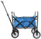 Bollerwagen Handwagen, Klappbarer Garten-Trolley, Robuster Trolley-Einkaufswagen Für Outdoor-Camping, Strand-Pull-Truck Gartenwagen Strandwagen(Blue)