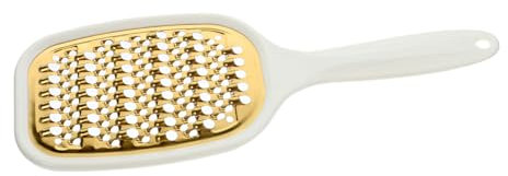 PRETYZOOM Elegante Rallador De Verduras Con Mango Dorado Herramienta De Cocina Multifunción Pela Corta Y Ralla Queso Patatas Zanahorias Pepinos