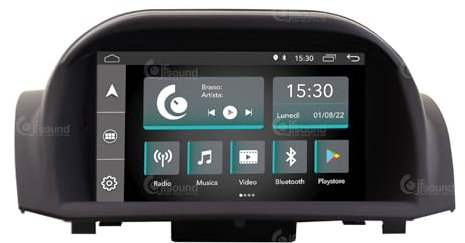 Autoradio für Ford Fiesta Mkvi (2008-2012) Android GPS Bluetooth WiFi USB DAB+ Touchscreen 7 8core Carplay AndroidAuto