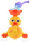 Aischens Caneton Jouet de Bain Bébé avec Pelle | Jouet de Baignoire sans BPA pour Garçons & Filles 1 à 3 Ans | Jouet Éducatif Couleurs pour Tout-Petits(Cadeau Préscolaire)