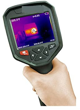 Caméra d'imagerie thermique commerciale Wifi infrarouge portable Résolution 384 x 288 pour inspection de fuite, entretien pour inspection de bâtiment, caméra thermique