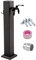 DJJYCTNM Colonne d'eau Carrée Verticale pour Jardin, Support de Tuyau Autoportant avec Robinet, Robinet Exterieur en Acier Inoxydable 304 pour L'irrigation et L'arrosage du Jardin(60cm/24in)