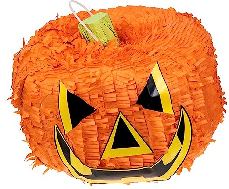 POPETPOP Halloween Piñata Kürbis Piñata für Halloween Party zum Befüllen mit Süßigkeiten Partydekoration und Geschenkidee