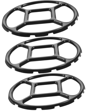 Uonlytech 3stücke Gasherd-wokring aus Emaille Wok-stützring für Gasherd Hitzebeständiger Wokring Rutschfester Kochring für Gasherd Wokzubehör Kochhilfe