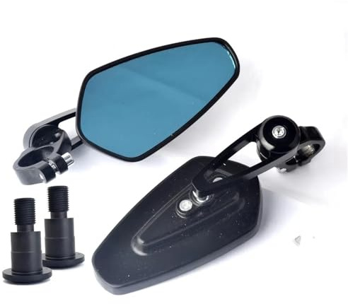 Seitenspiegel Rückspiegel Motorrad-Lenkerendenspiegel Für Yamaha MT-07 MT-09 MT-10 MT07 MT09 MT10 MT 07 09 10 Lenker-Seitenspiegel Set Motorrad Spiegel(Farbe 1)
