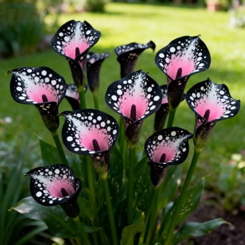 Cala perenne, rizomas de cala fáciles de cultivar, adecuado para plantar en interiores & exteriores, prospera en macetas & en el suelo.-H-2 Rizomas