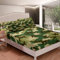 Loussiesd Camouflage Design Spannbetttuch 140x200cm Grüne Geometrie Spannbettlaken für Kinder Jungen Teens Ultra weich Einfach Modern Bettlaken Set Monochrom Camouflage Bettdekor 2St