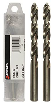Abracs HSSG035010 HSS-G Drill Bit - Split Point Cutting Head - Increased Drilling Speeds - 3.5mm