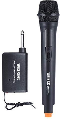 Btuty Microfono Amplificatore Vocale Unidirezionale Dinamico Palmare Senza Fili per Karaoke Riunione Cerimonia Promozione