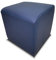 Quattro Meble Blaues Echtleder Hocker viele Größen Echtleder Sitzhocker Rindsleder Sitzwürfel Fußhocker Polsterhocker Echt Leder Puff Farbe Kobalt (45 x 45 x H-40 cm)