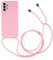 CoverKingz Handykette kompatibel mit Samsung Galaxy A13 4G/A13 5G/A04s - Handyhülle Necklace Case Silikonhülle Cover - Handy Hülle zum Umhängen Rosa