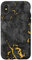 iPhone X/XS Black and Gold Rock Pattern Case