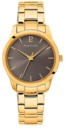 Pierre Lannier Roxane Montre Femme Acier Doré 067M532, Framboise, Bracelet